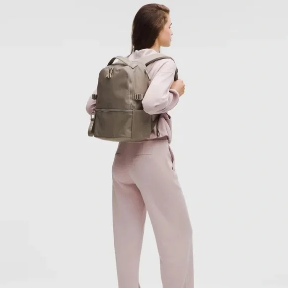 Lululemon New Crew Backpack 22L Updated- Warm Ash Grey
